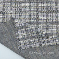 Jacquard Knitted Terylene Tweed Melted Fancy Tweed